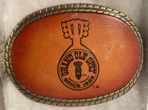 Vintage Metal Belt Buckle, Leather, Grand Old Opry, Quality, Heavy Duty, Fashion, Belts, Fun, Nice Design, Made in USA, Quality