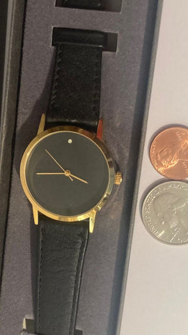 Vintage Metal Watch, Time Piece, Wrist Watch, Black, Fashion, Quality, Nice, Heavy Duty, Accessory, In Box, Nice, Heavy Duty