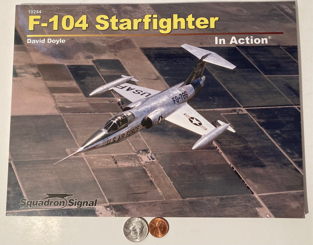 Vintage Book, F-104 Starfighter, In Action, Airplane, Jet, Bird, 80 Pages, Lots of Cool Vintage Pictures