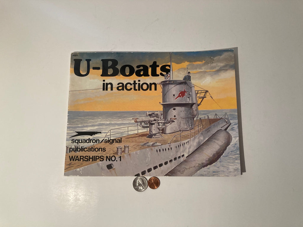 Vintage 1977 Book U-Boats In Action, Navy, Military, Lots of Cool Vintage Pictures in this Book, Amazing
