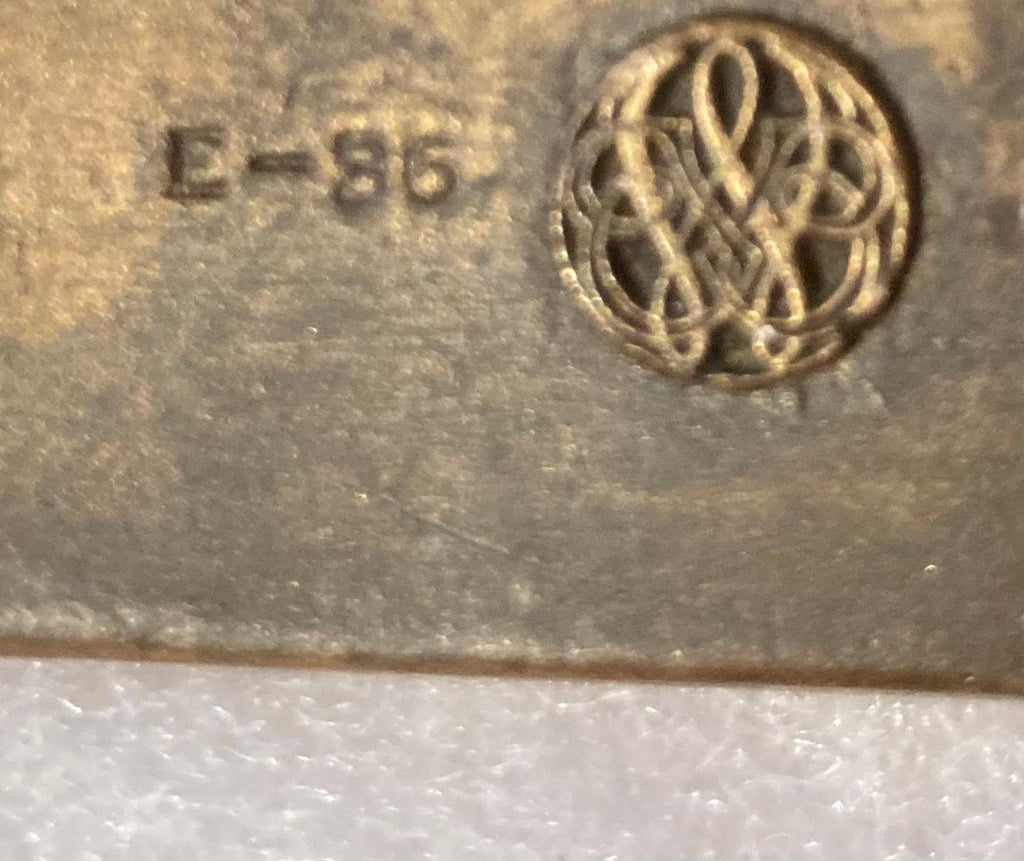 Vintage 1986 Metal Belt Buckle, Wells Fargo and Company, Bank, Heavy Duty, Quality, Thick Metal, 3 1/2" x 2 1/4", For Belts, Made in USA