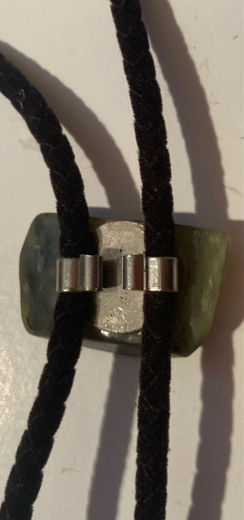 Vintage Metal Bolo Tie, Nice  Matching Stone Design, Nice Design, Quality, Heavy Duty, Made in USA, Country & Western, Cowboy, Western Wear