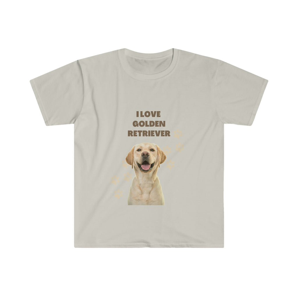 I love my Golden Retriever Dog POD Unisex Softstyle T-Shirt