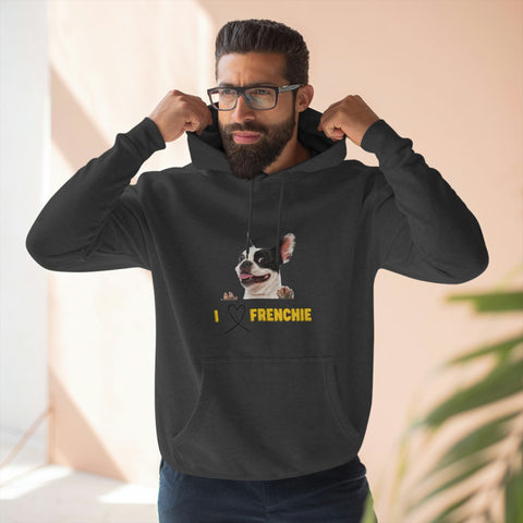 I love my French Bulldog Dog POD Unisex Premium Pullover Hoodie