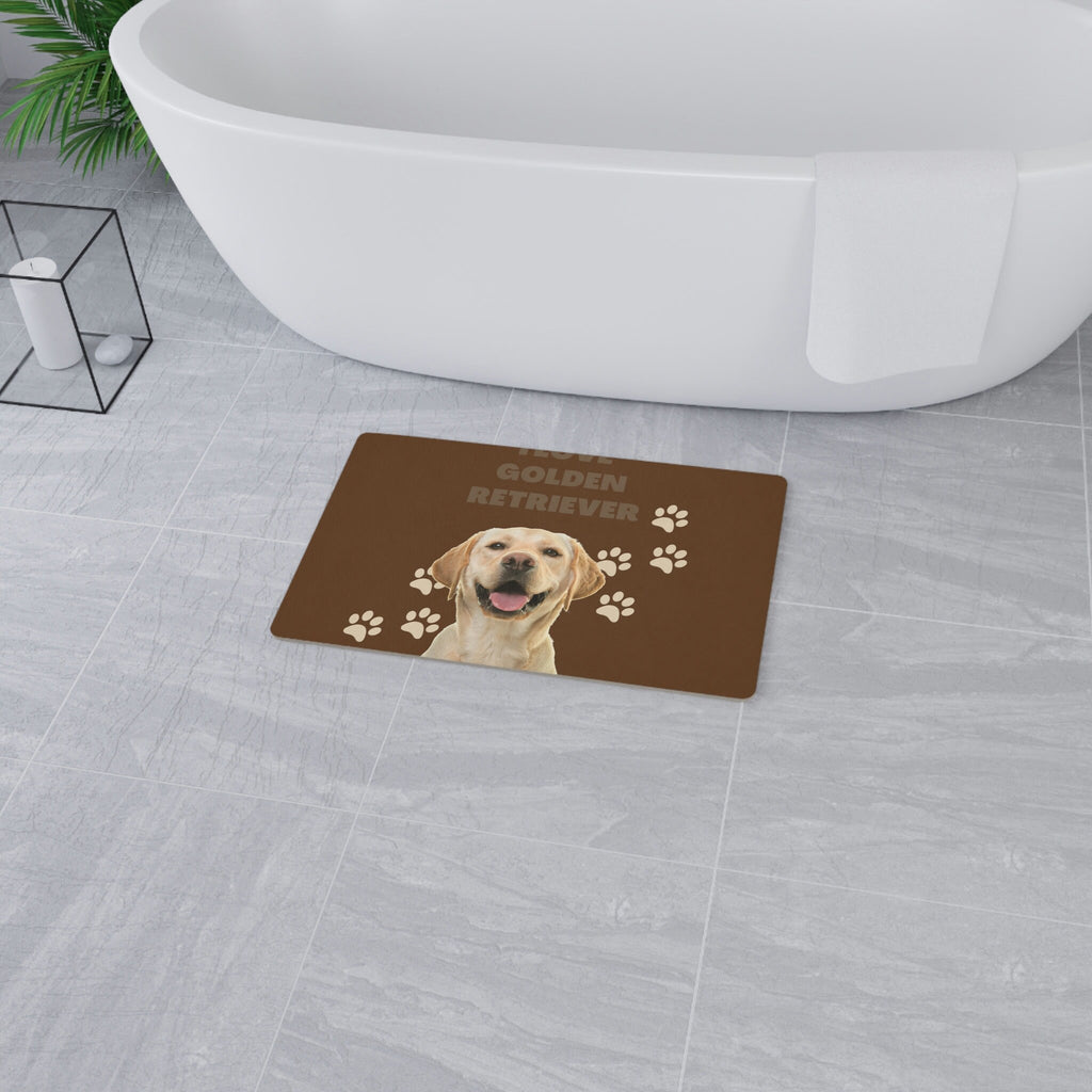 I love my Golden Retriever Dog POD Floor Mat