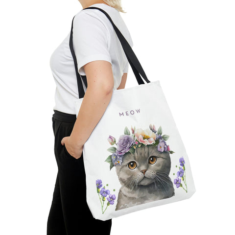 Cat Lovers POD Cat Tote Bag (AOP)