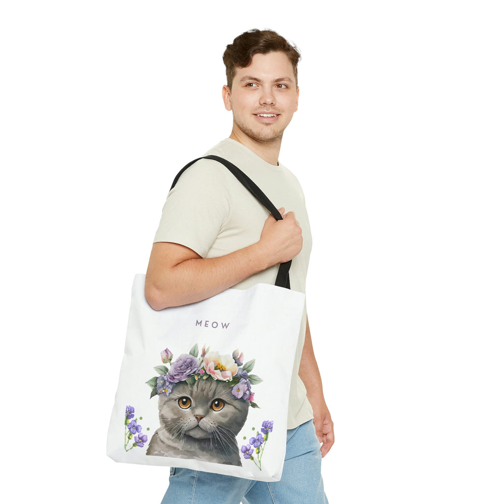 Cat Lovers POD Cat Tote Bag (AOP)