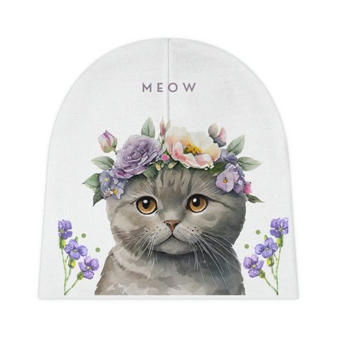 Meow Cat POD Baby Beanie (AOP)