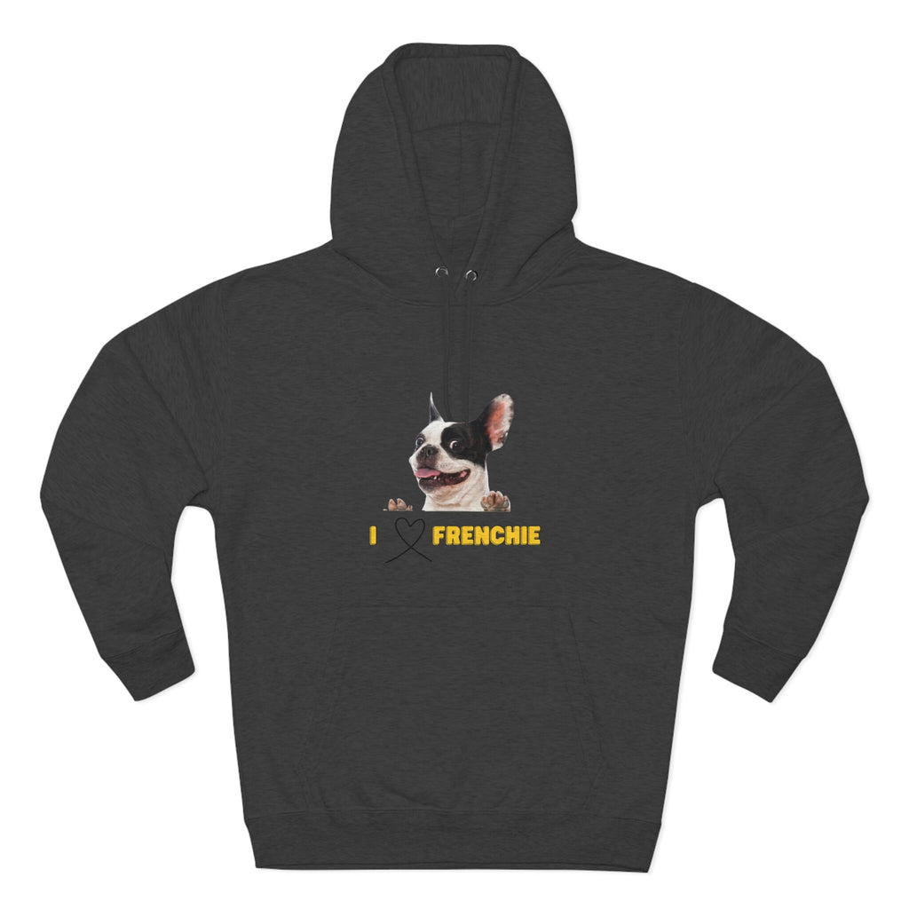 I love my French Bulldog Dog POD Unisex Premium Pullover Hoodie