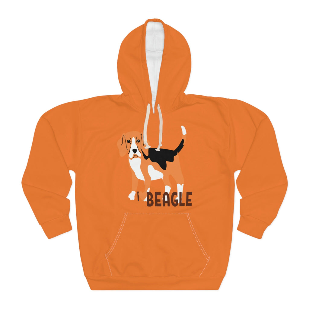 I love my Beagle Dog POD Unisex Pullover Hoodie (AOP)