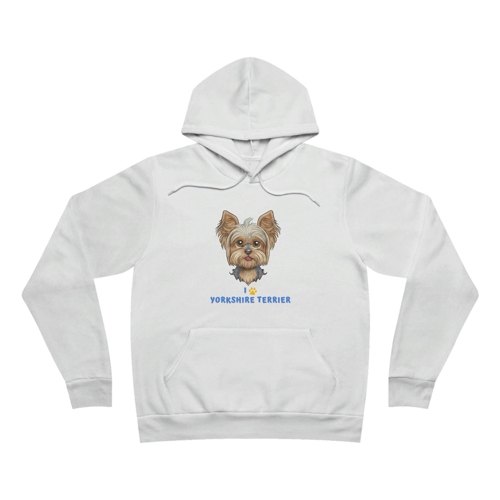 I love my Yorkshire Terrier Dog POD Unisex Sponge Fleece Pullover Hoodie