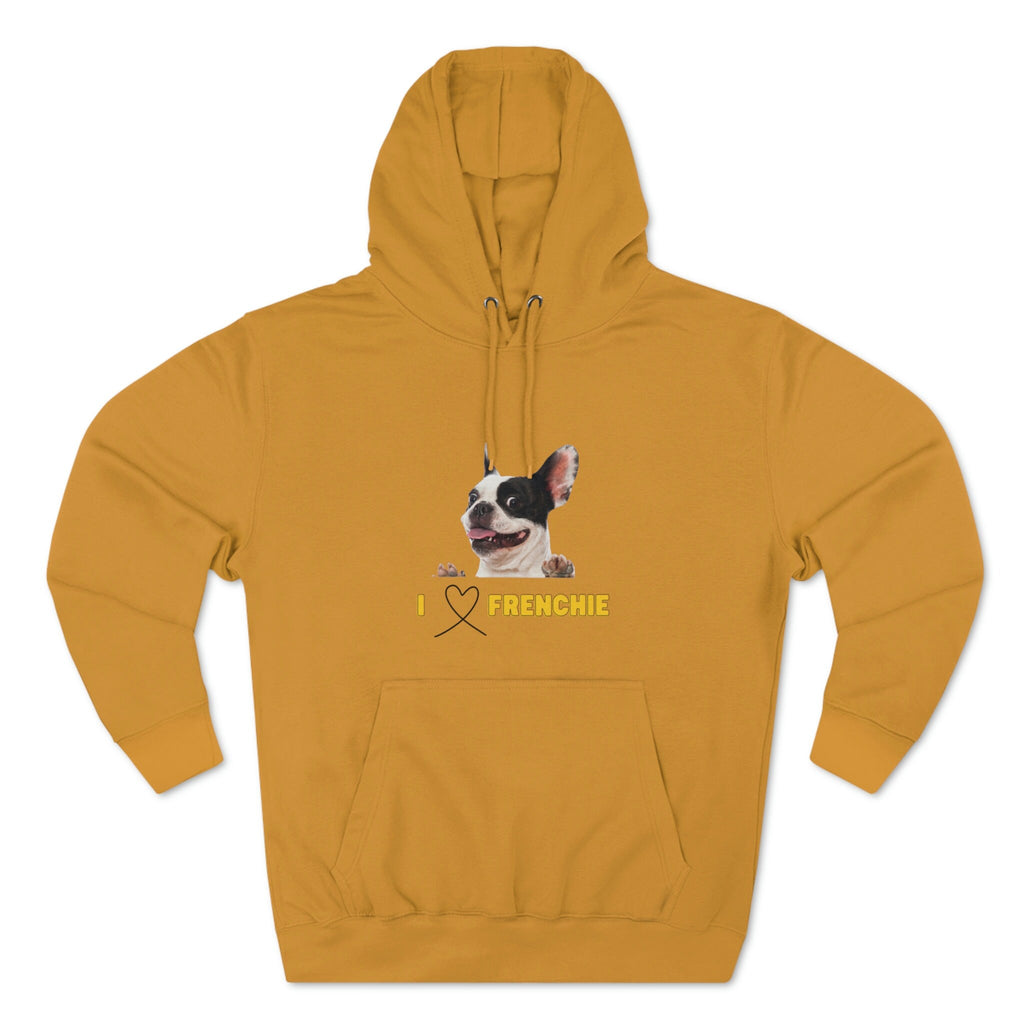 I love my French Bulldog Dog POD Unisex Premium Pullover Hoodie