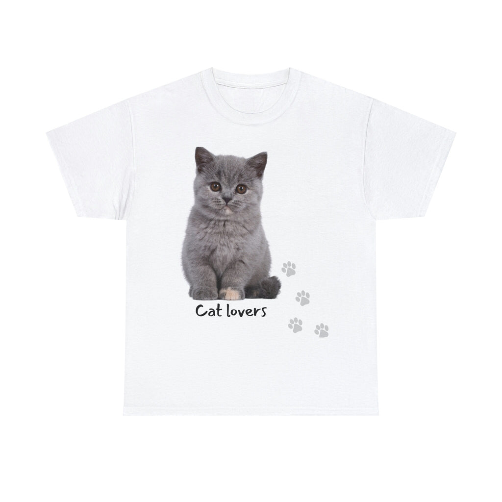 Cat Lovers POD Cat Unisex Heavy Cotton Tee