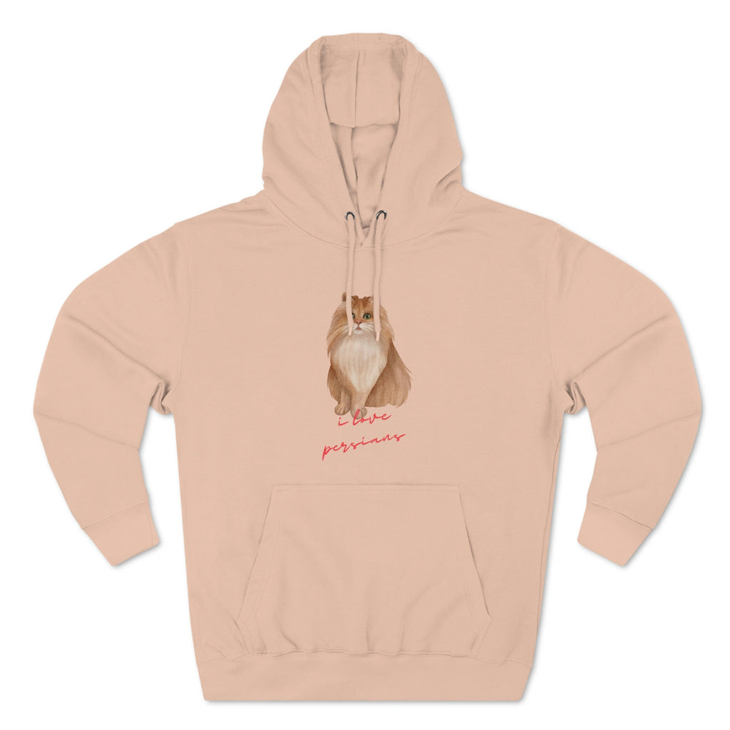 I love Persians POD Cat Unisex Premium Pullover Hoodie