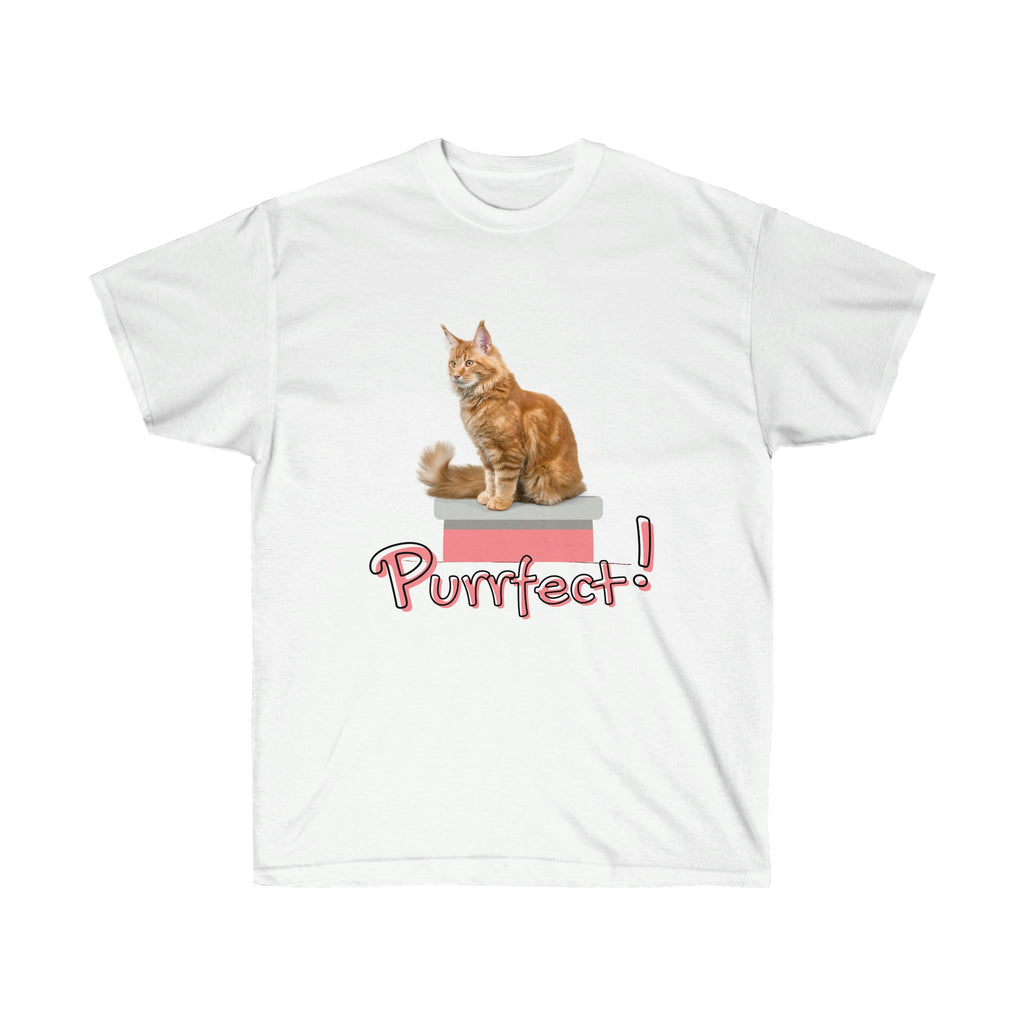 Purrfect Cat POD Unisex Ultra Cotton Tee