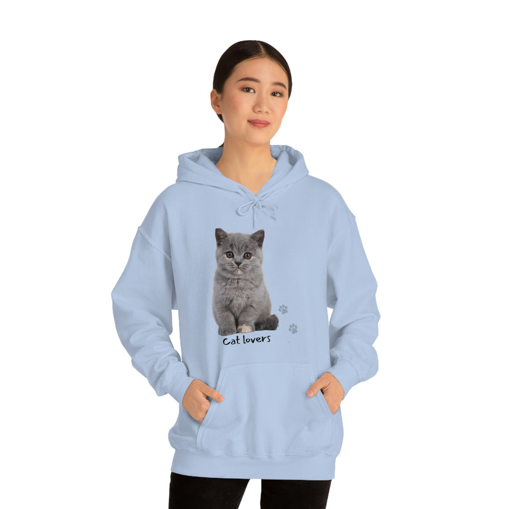 Cat Lovers POD Cat Unisex Heavy Blend Hooded Sweatshirt