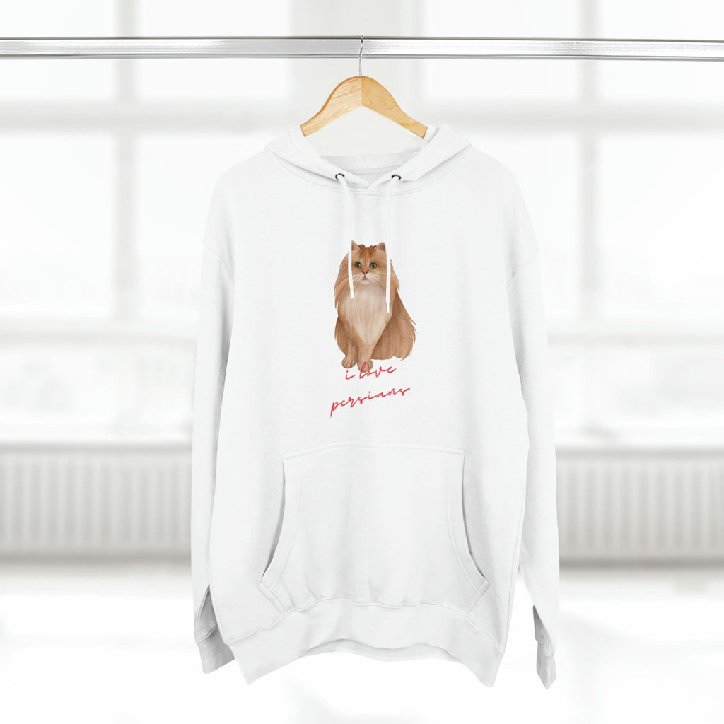 I love Persians POD Cat Unisex Premium Pullover Hoodie