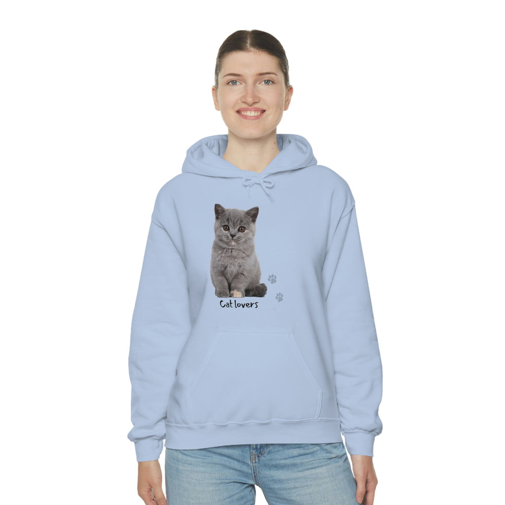 Cat Lovers POD Cat Unisex Heavy Blend Hooded Sweatshirt