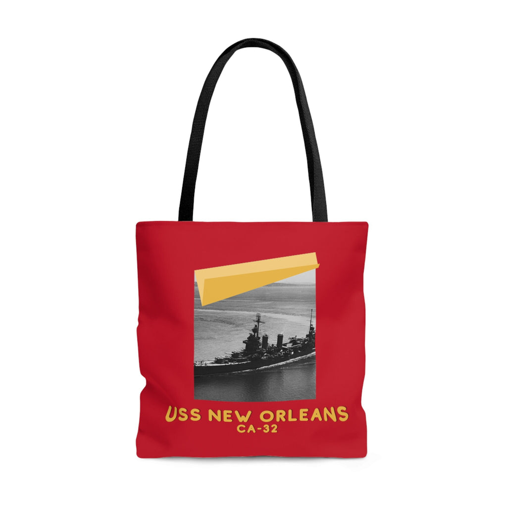 USS New Orleans CA-32 United States Ship pod Tote Bag (AOP)