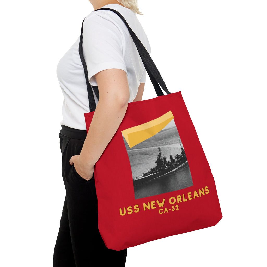 USS New Orleans CA-32 United States Ship pod Tote Bag (AOP)