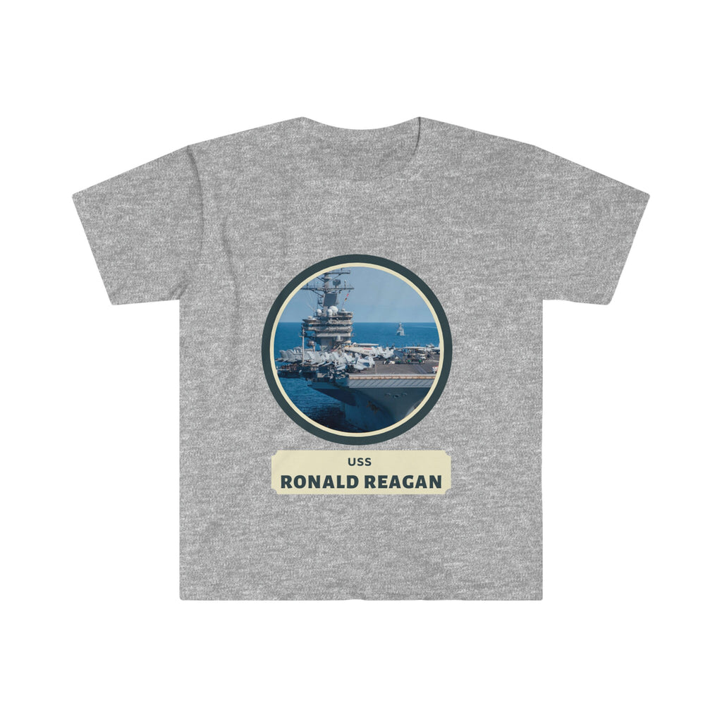 USS ronald reagan United States Ships POD Unisex Softstyle T-Shirt