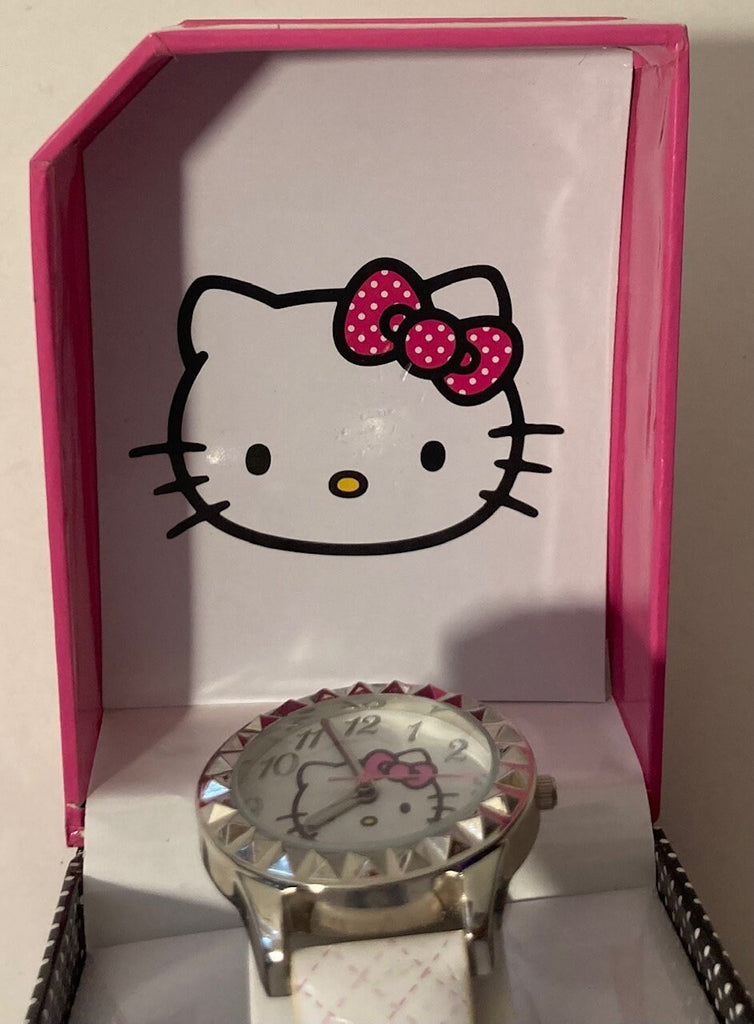 Vintage Hello Kitty, Wrist Watch, in Original Case, Fashion, Time, Clock, Clothing Accessory, Quality, Nice, In Box