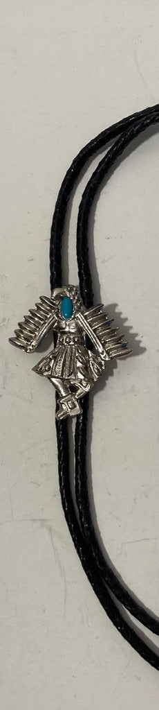 Vintage Metal Bolo Tie, Silver Native Eagle Design, Nice Western Design, 1 3/4" x 1 3/4", Quality, Heavy Duty, Made in USA, Country