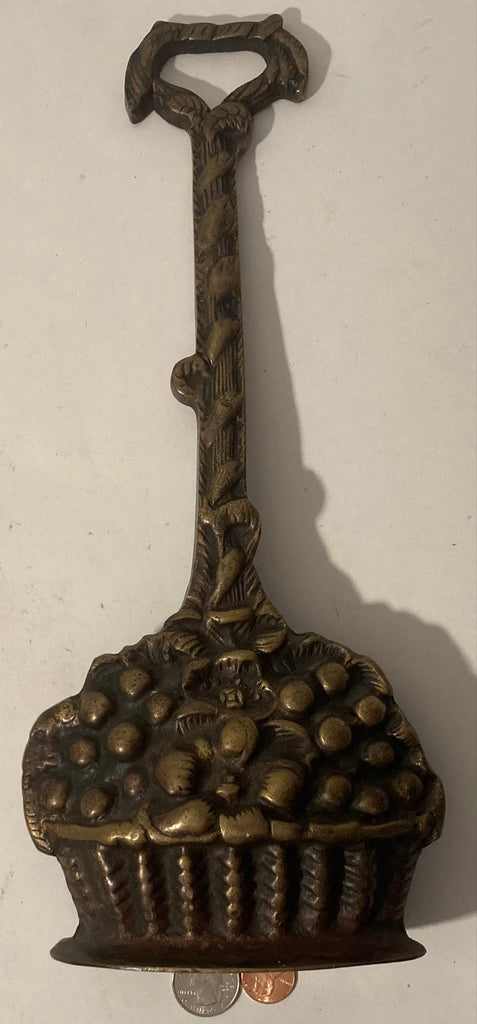 Vintage Metal Hanging Wall Decor, Fruit Basket, Wall Hanging, Super Heavy Duty, 13" Tall and Weighs 3 1/4 Pounds, Made in India, Quality