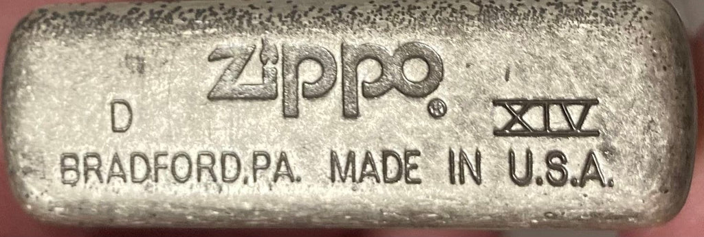 Vintage Metal Zippo, Antique Silver Place, Nice Design, Zippo, Made in USA, Cigarettes, More, Free Shipping in the U.S.
