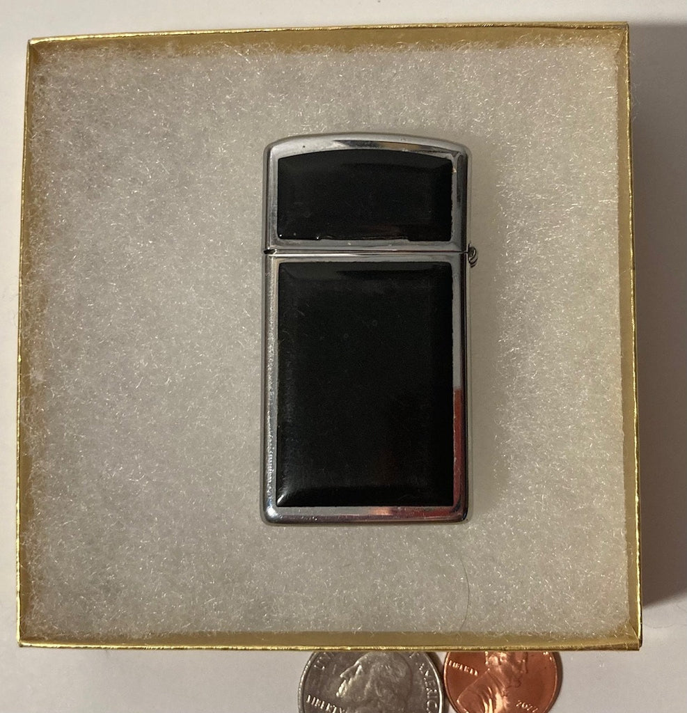 Vintage Metal Zippo, Nice Black Design, Nice Design, Zippo, Made in USA, Cigarettes, More, Free Shipping in the U.S.