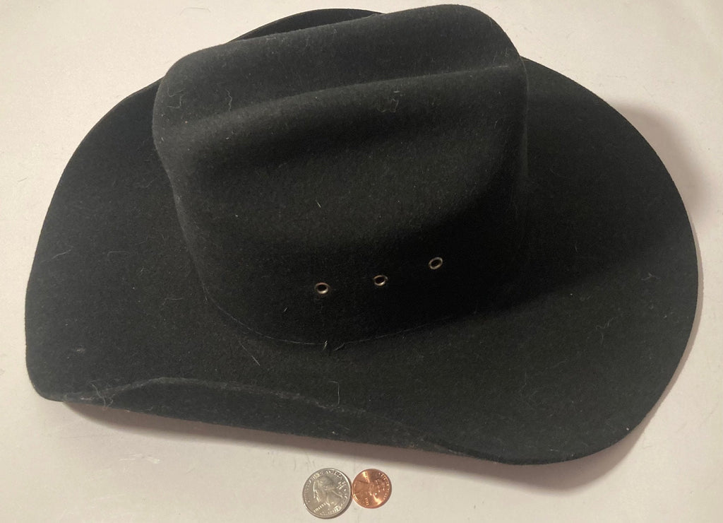 Vintage Cowboy Hat, Black, Bailey, Self Conforming, Size 6 5/8, Quality, Cowboy, Western Wear, Rancher, Sun Shade, Very Nice Hat