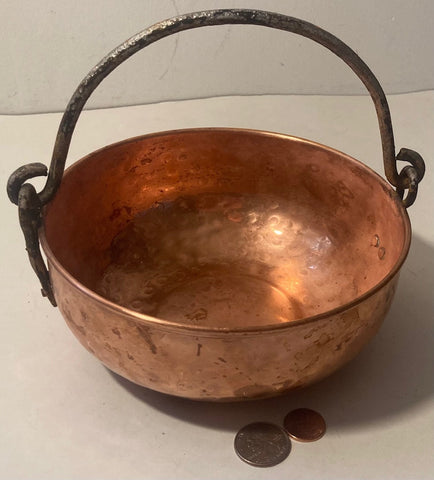 Vintage Metal Copper Bowl, Dish, Quality, 7" x 2 1/2", Kitchen Decor,, Table Display, Shelf Display, This Can Be Shined Up Even More