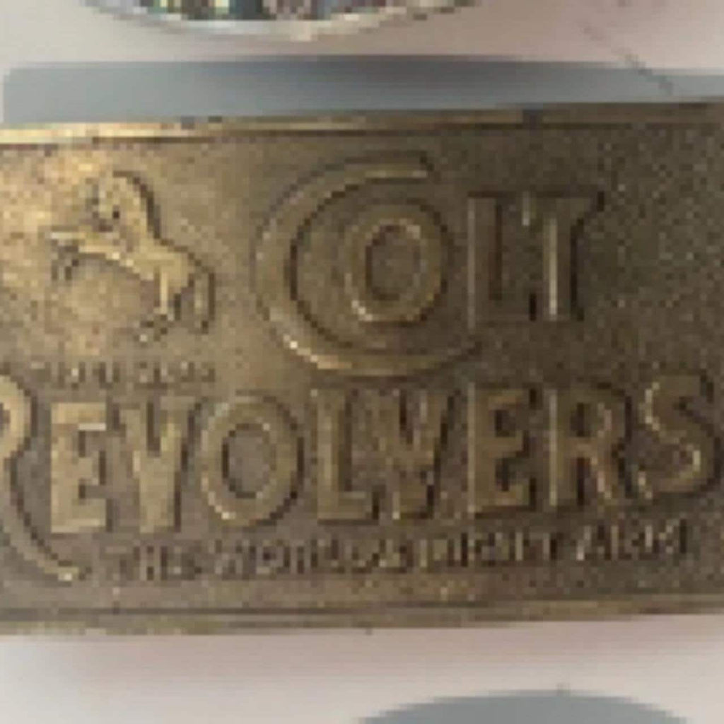 Vintage Colt Revolvers Belt Buckle