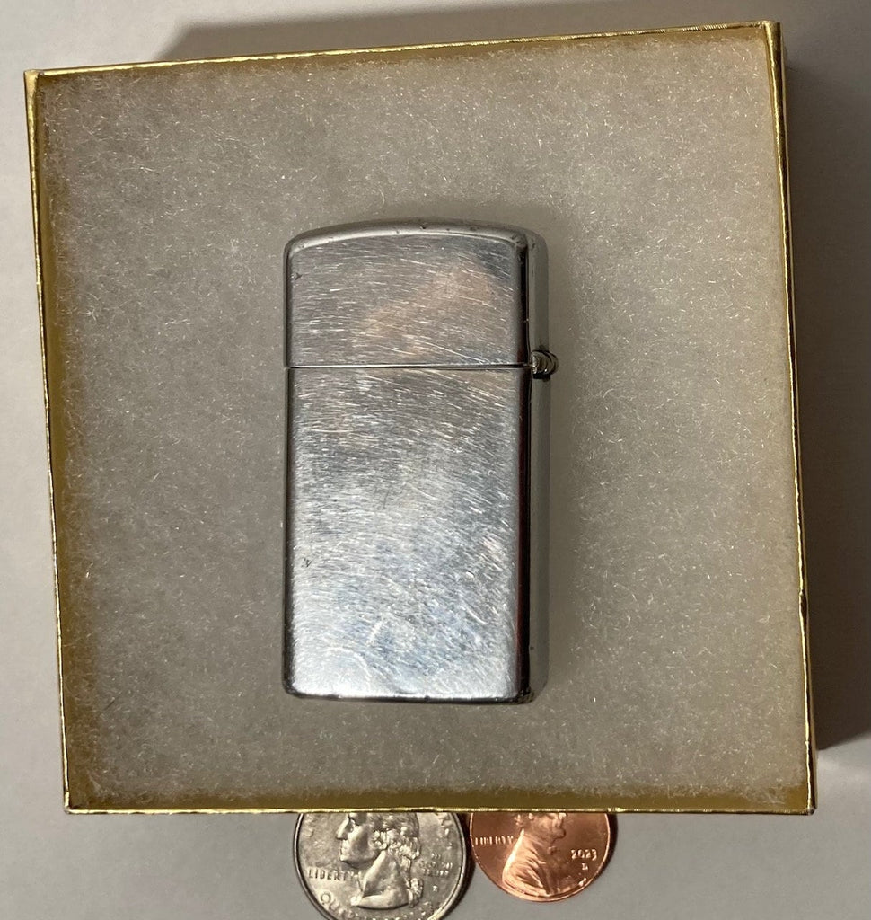 Vintage Metal Zippo Lighter, U.S.S. L. Y. Spear AS-36, Navy, Command Lighter